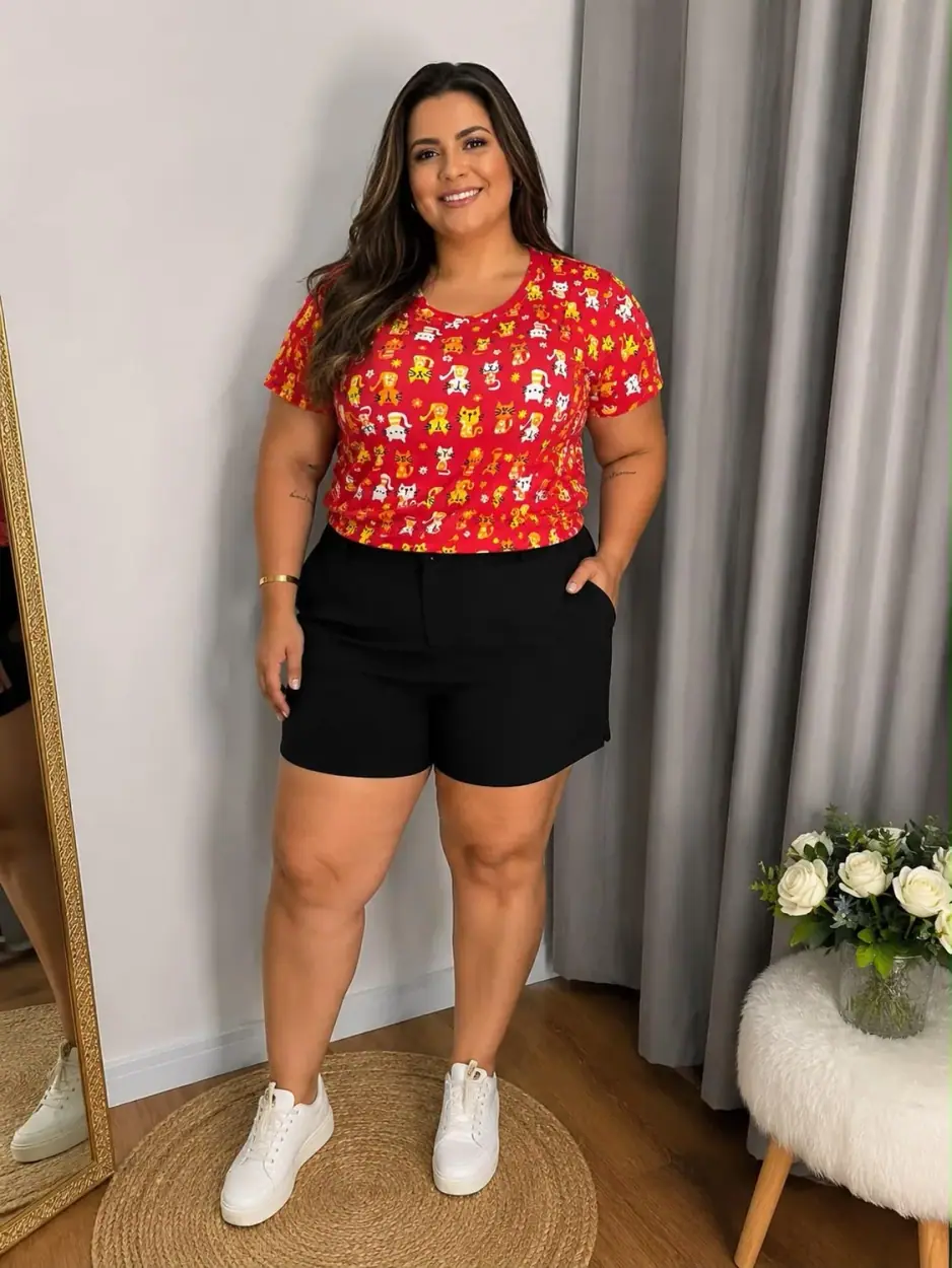 T-Shirt Plussize estampadas - Foto 1 - FC Takalu